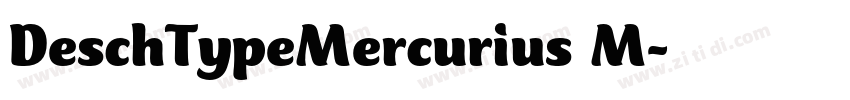 DeschTypeMercurius M字体转换